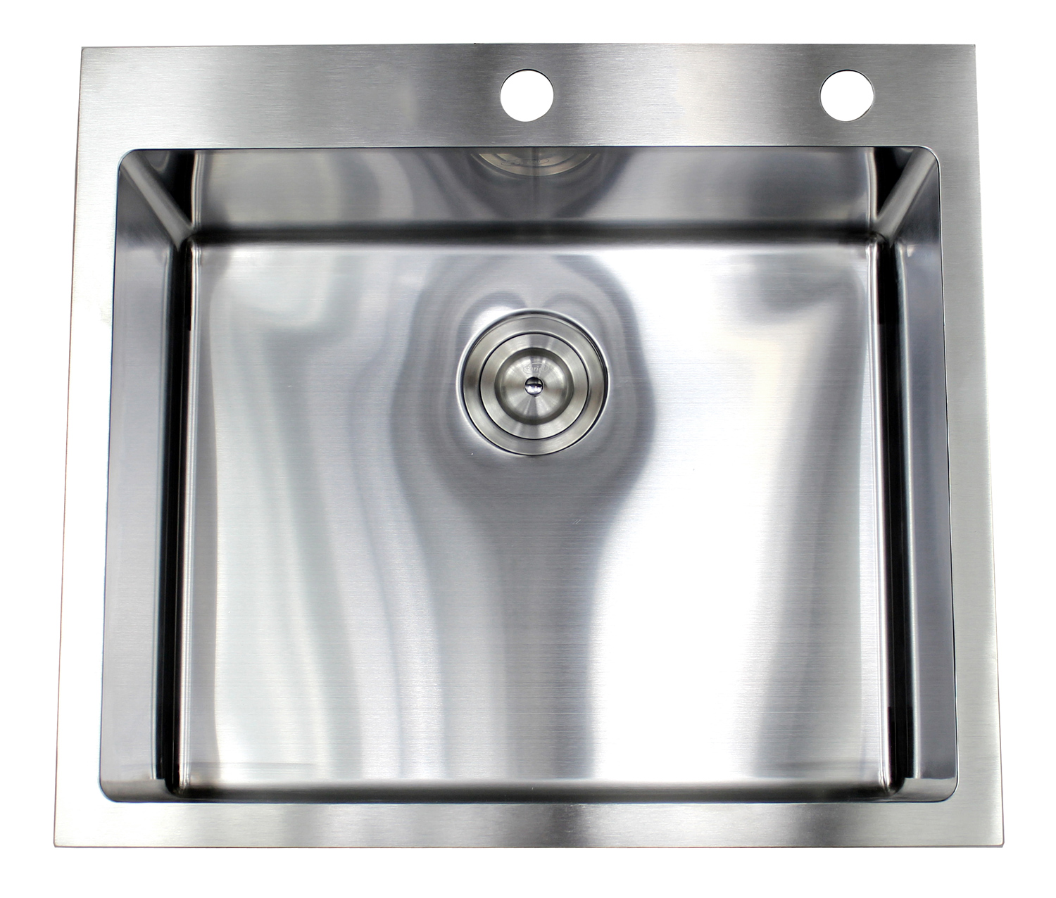 16Gauge 25"Topmount Drop in Stainless Steel Single Bowl Kitchen Sink 10 10 Deep Stainless Steel Kitchen Sinks